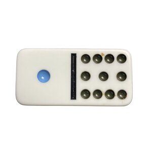 Double Twelve Dominoes Replacement Tile 1 11 Color Dot mq